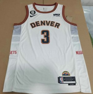 NBA 3 Hyland Nuggets 22-23 city Maillot blanc